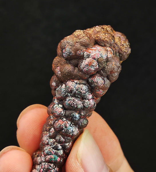 | Goethite Pillar(5cm) | Top premium rare Iridescent Goethite, Turgite, Hematite, Iridescent | COLOUR: Gold Silver| 100% natural color |