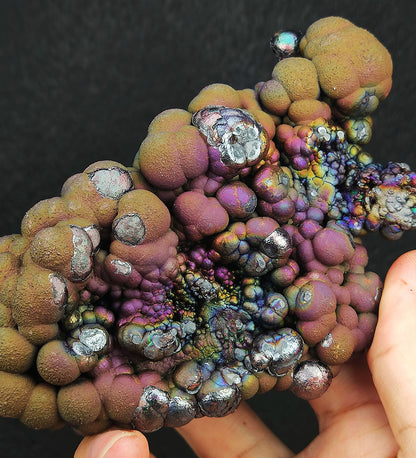 | Top premium rare Iridescent Goethite, Turgite, Hematite, Iridescent | COLOUR: Red x Gold x Blue x Green | 100% natural color |