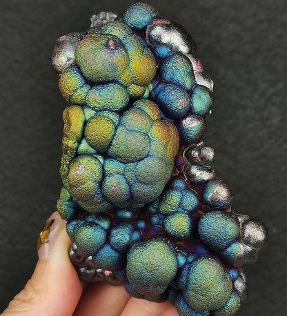 | Top premium rare Iridescent Goethite, Turgite, Hematite, Iridescent | COLOUR:  Blue, Gold, Green | 100% natural color |