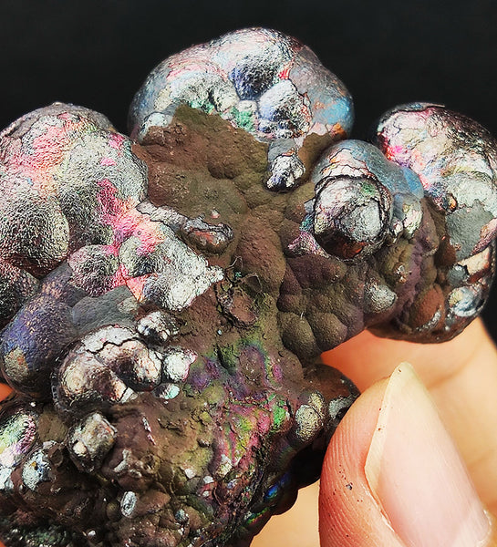 | Top premium rare Iridescent Goethite, Turgite, Hematite, Iridescent | COLOUR: Purple, blue, Silver | 100% natural color |