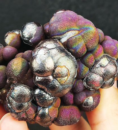 | Top premium rare Iridescent Goethite, Turgite, Hematite, Iridescent | COLOUR: Purple,Silver| 100% natural color | 