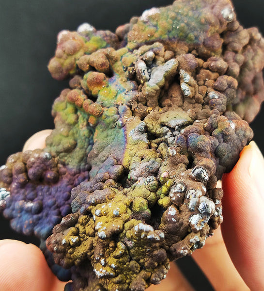 | Top premium rare Iridescent Goethite, Turgite, Hematite, Iridescent | COLOUR: Silver Green, Yellow, Pink | 100% natural color |