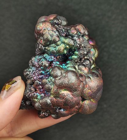 | Top premium rare Iridescent Goethite, Turgite, Hematite, Iridescent | COLOUR:  Pink Green Gold x Silver | 100% natural color |
