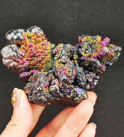 | Top premium rare Iridescent Goethite, Turgite, Hematite, Iridescent | COLOUR: Red x Purple x Gold | 100% natural color |