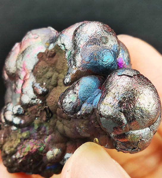 | Top premium rare Iridescent Goethite, Turgite, Hematite, Iridescent | COLOUR: Purple, blue, Silver | 100% natural color |