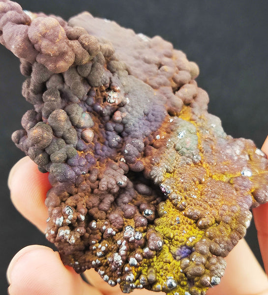 | Top premium rare Iridescent Goethite, Turgite, Hematite, Iridescent | COLOUR: Silver Green, Yellow, Pink | 100% natural color |