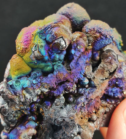 | Top premium rare Iridescent Goethite, Turgite, Hematite, Iridescent | COLOUR: Red x Blue x Silver x Gold x Green | 100% natural color |