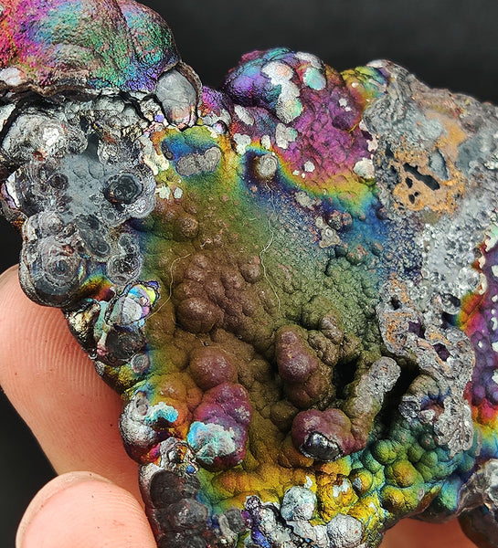 | Top premium rare Iridescent Goethite, Turgite, Hematite, Iridescent | COLOUR: Rainbow, Purple, Pink, Silver| 100% natural color |