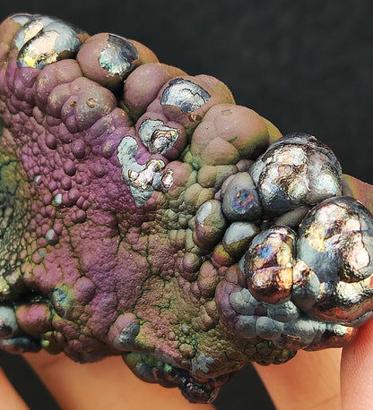 | Top premium rare Iridescent Goethite, Turgite, Hematite, Iridescent | COLOUR: Yellow Green x Silver x Rainbow| 100% natural color |