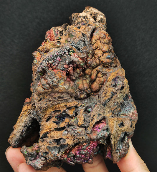 | Top premium rare Iridescent Goethite, Turgite, Hematite, Iridescent | COLOUR: Orange x Pink | 100% natural color |