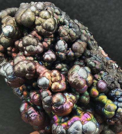 | Top premium rare Iridescent Goethite, Turgite, Hematite, Iridescent | COLOUR: Gold x Silver x Pink x Green x Color | 100% natural color |