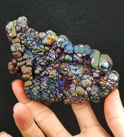 | Top premium rare Iridescent Goethite, Turgite, Hematite, Iridescent | COLOUR: Red x Gold x Blue x Green | 100% natural color |