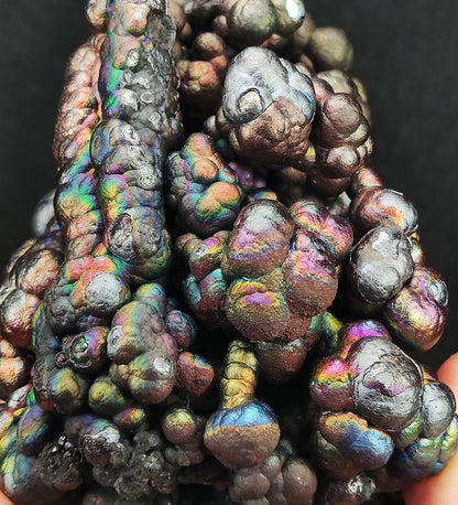 | Top premium rare Iridescent Goethite, Turgite, Hematite, Iridescent | COLOUR: Gold x Silver x Pink x Green x Color | 100% natural color |