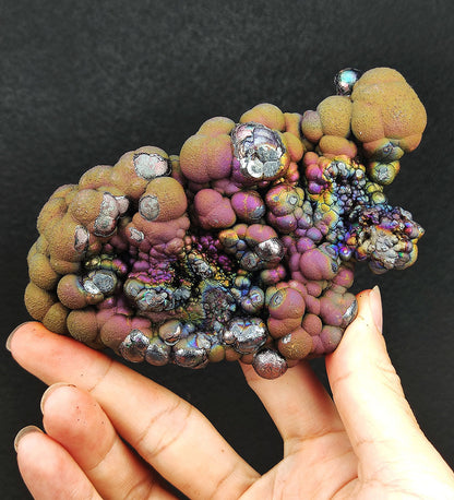 | Top premium rare Iridescent Goethite, Turgite, Hematite, Iridescent | COLOUR: Red x Gold x Blue x Green | 100% natural color |