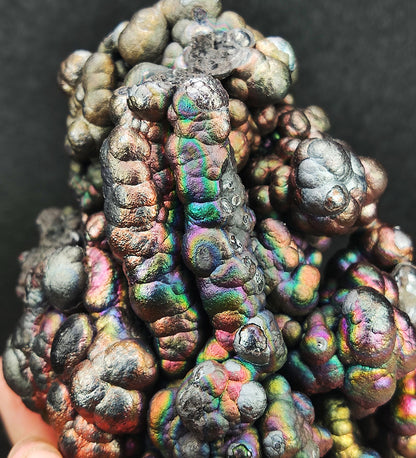 | Top premium rare Iridescent Goethite, Turgite, Hematite, Iridescent | COLOUR: Gold x Silver x Pink x Green x Color | 100% natural color |