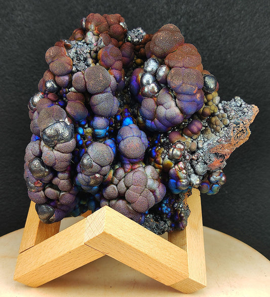 | Top premium rare Iridescent Goethite, Turgite, Hematite, Iridescent | COLOUR: Blue x Silver | 100% natural color |