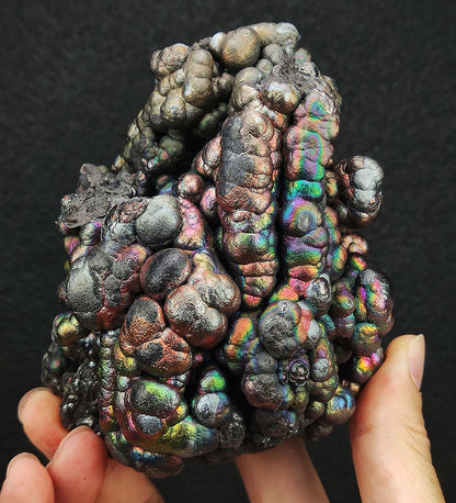 | Top premium rare Iridescent Goethite, Turgite, Hematite, Iridescent | COLOUR: Gold x Silver x Pink x Green x Color | 100% natural color |
