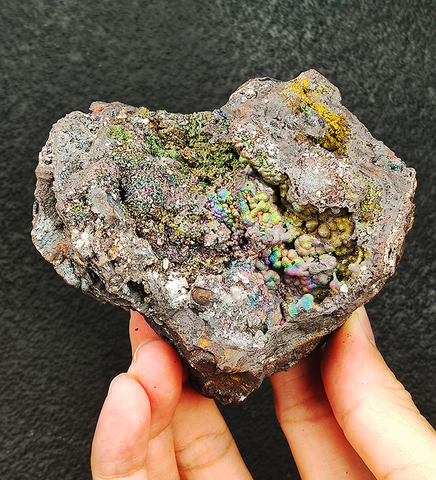  | Top premium rare Iridescent Goethite, Turgite, Hematite, Iridescent | COLOUR: Gold, Green, Pink, Sparkling, Blue | 100% natural color |