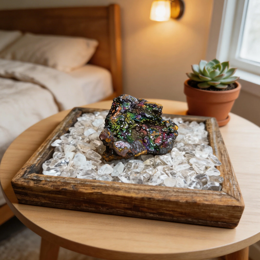 【事業-機會】頂級七彩力泥 | 天然活石 | 貴人/財運/事業運/好人緣