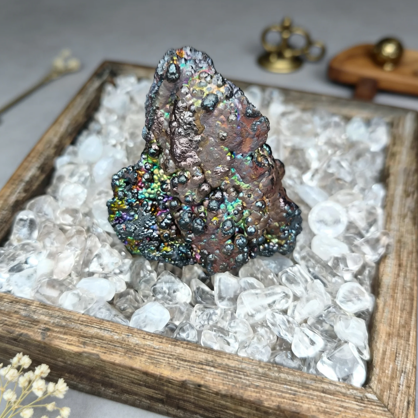 【愛情-財運】頂級七彩力泥| 天然活石| 貴人/財運/事業運/情緒