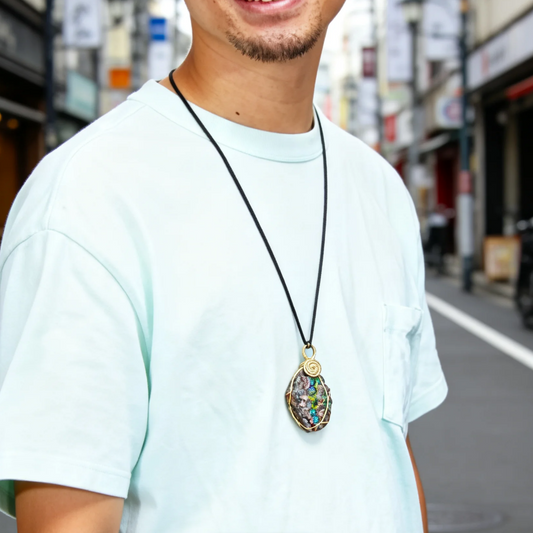 【健康/事業/升運】閃閃碎鑽力泥吊墜 | 天然 | 貴人/ 事業/升運