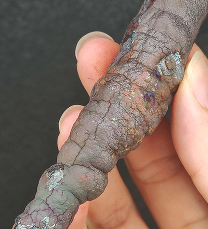 11cm 亞嚕家大佛柱 | 老料純銀顯色 | 圓頭實力派膽料 | 強效屏蔽小人、去黑氣與定心守護 | 能量權杖擺件 | 馬來西亞力泥