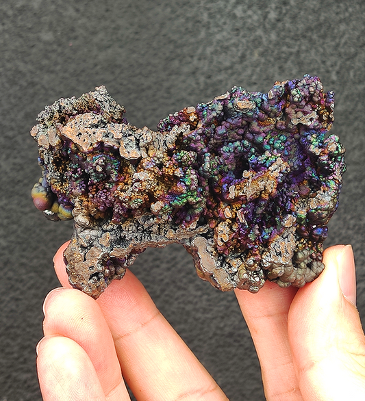 Goethite shape similar：Purple Horse | Top premium rare Iridescent Goethite, Turgite, Hematite, Iridescent | COLOUR: Pink , green| 100% natural color |