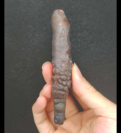 11cm 亞嚕家大佛柱 | 老料純銀顯色 | 圓頭實力派膽料 | 強效屏蔽小人、去黑氣與定心守護 | 能量權杖擺件 | 馬來西亞力泥