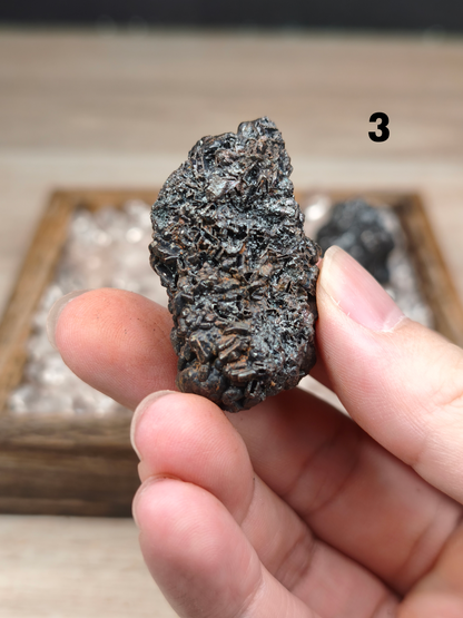 方解膽力泥活石 ｜ 3 件組合 ｜富貴米專用財氣能量套裝 （建議用9粒製作富貴米，能量更強）