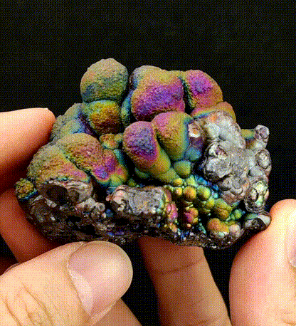 | Top premium rare Iridescent Goethite, Turgite, Hematite, Iridescent | COLOUR: Red x Blue x Silver x Gold x Green | 100% natural color |