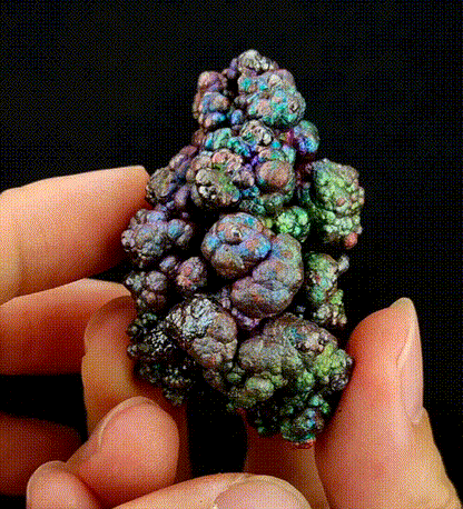 | Top premium rare Iridescent Goethite, Turgite, Hematite, Iridescent | COLOUR: Silver x Green | 100% natural color |