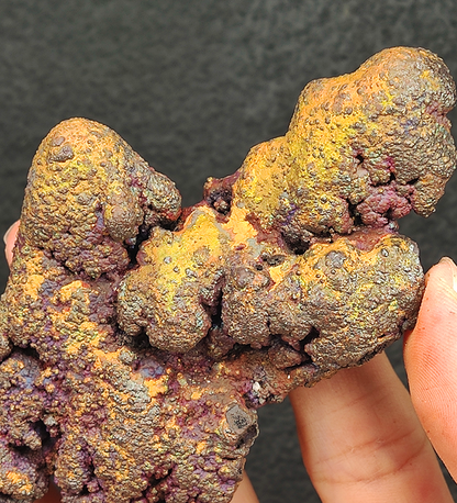 High Grade | Hand Shape Rainbow Leklai | Rare Purple & Gold Manifestation | Wealth Mastery & Mentor Attraction | Malaysia Leklai