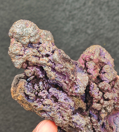 High Grade | Hand Shape Rainbow Leklai | Rare Purple & Gold Manifestation | Wealth Mastery & Mentor Attraction | Malaysia Leklai