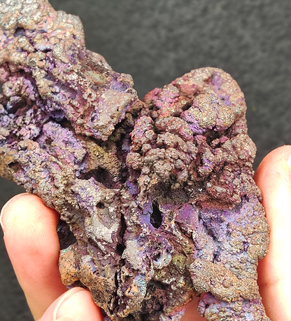 High Grade | Hand Shape Rainbow Leklai | Rare Purple & Gold Manifestation | Wealth Mastery & Mentor Attraction | Malaysia Leklai
