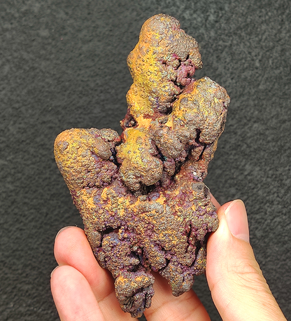 High Grade | Hand Shape Rainbow Leklai | Rare Purple & Gold Manifestation | Wealth Mastery & Mentor Attraction | Malaysia Leklai