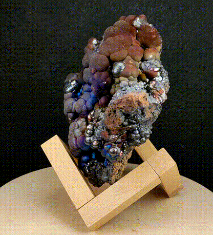 | Top premium rare Iridescent Goethite, Turgite, Hematite, Iridescent | COLOUR: Blue x Silver | 100% natural color |