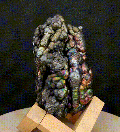 | Top premium rare Iridescent Goethite, Turgite, Hematite, Iridescent | COLOUR: Gold x Silver x Pink x Green x Color | 100% natural color |