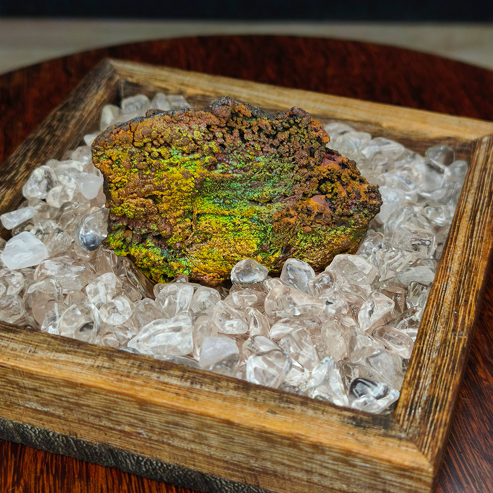 [Premium] Rainbow Leklai Specimen | Golden & Green Manifestation | Career Pioneering & Wealth Anchor