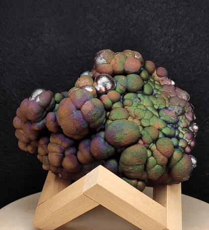  | Top premium rare Iridescent Goethite, Turgite, Hematite, Iridescent | COLOUR: Silver Green, Purple, Pink, Silver | 100% natural color |