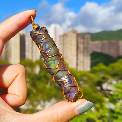 大佛系 收藏級  圓頭 亞嚕家大佛柱吊墜 力泥活石  膽料