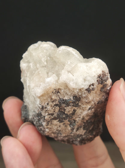 滿牙大牙水晶力泥 | 剛柔並濟能量顯化 | 穩固財庫、淨化負能與思維突破 | 閃耀水晶牙原石擺件 | 馬來西亞力泥