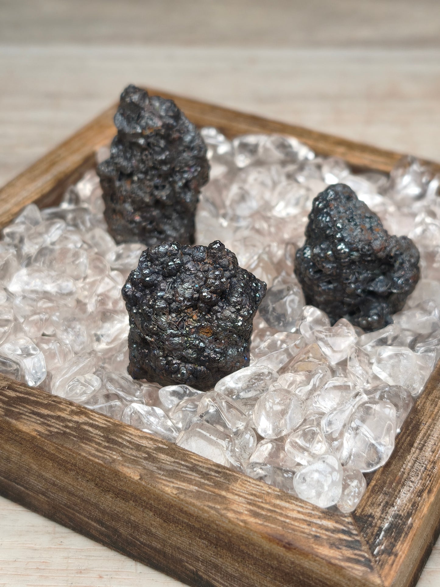 方解膽力泥活石 ｜ 3 件組合 ｜富貴米專用財氣能量套裝 （建議用9粒製作富貴米，能量更強）