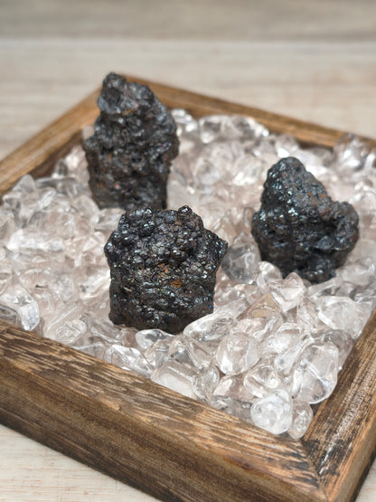 方解膽力泥活石 ｜ 3 件組合 ｜富貴米專用財氣能量套裝 （建議用9粒製作富貴米，能量更強）