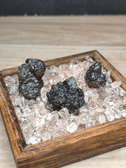 方解膽力泥活石 ｜ 3 件組合 ｜富貴米專用財氣能量套裝 （建議用9粒製作富貴米，能量更強）