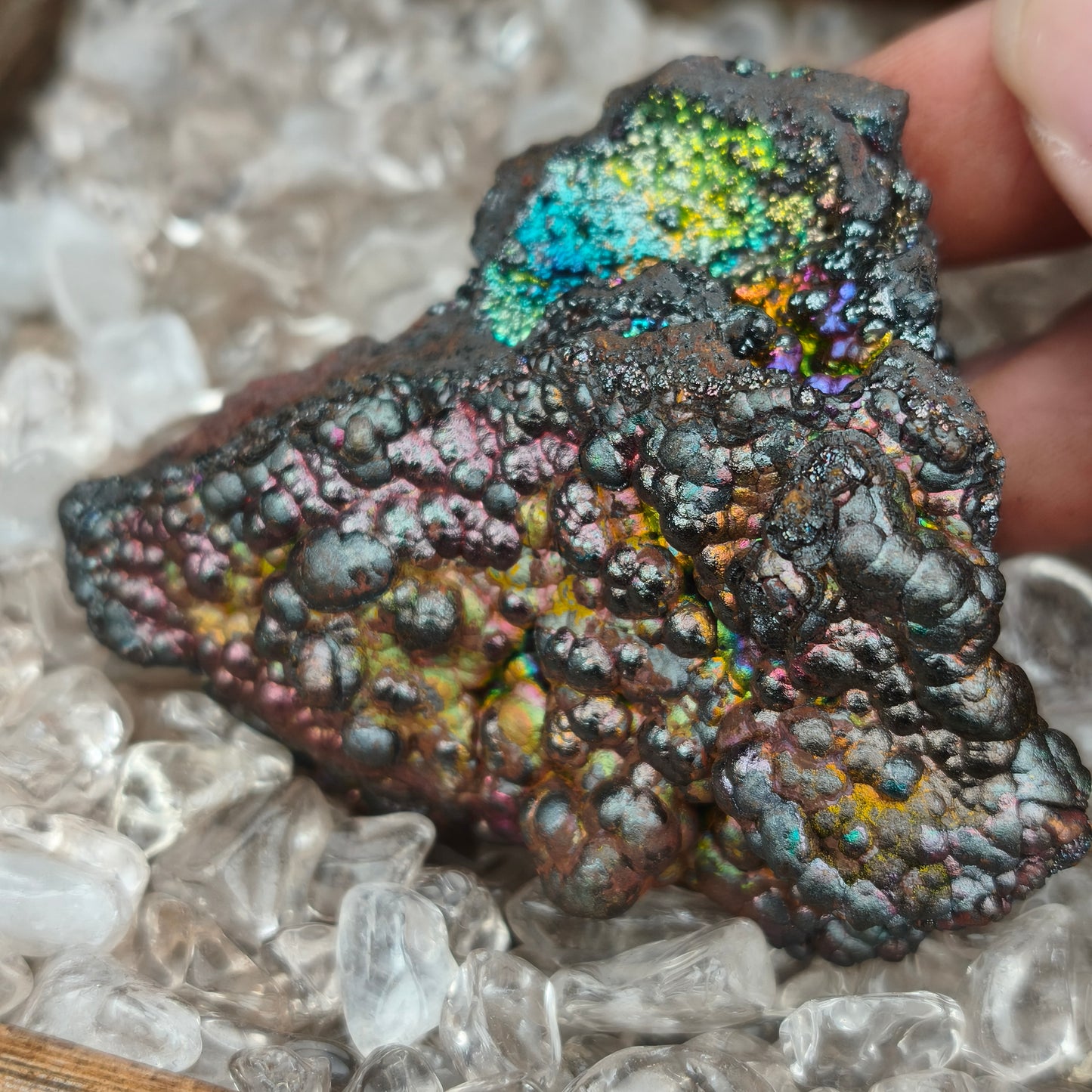 【愛情-財運】頂級七彩力泥| 天然活石| 貴人/財運/事業運/情緒