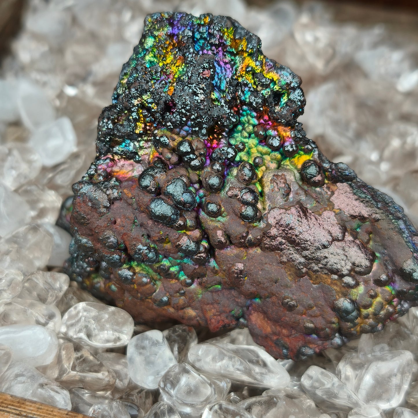 【愛情-財運】頂級七彩力泥| 天然活石| 貴人/財運/事業運/情緒