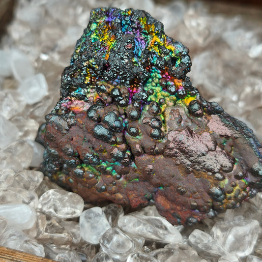 【愛情-財運】頂級七彩力泥| 天然活石| 貴人/財運/事業運/情緒