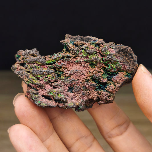 【愛情-小粉龍造型】頂級七彩力泥| 天然活石| 貴人/財運/事業運/情緒