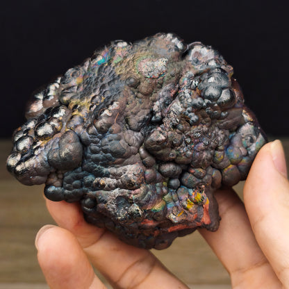 顶级亚噜家大佛珠力泥 |「一碗饭」造型能量摆件 (约 9cm) | 稳定型财运与生活丰盛 | 人缘带财 (粉红x金黄) | 马来西亚天然老矿胆料