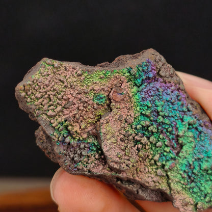 Premium Rainbow Leklai Living Stone | Green × Pink × Purple Energy Combo (Approx. 7x3.5cm) | Stable Growth Frequency & Holistic Alignment | Career, Relationships & Emotional Balance | Natural Malaysia Raw Ore